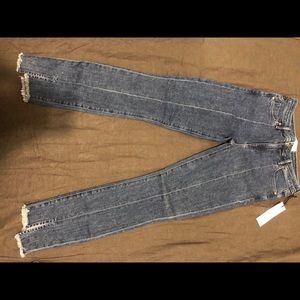 NEW Parker Smith premium denim split hem